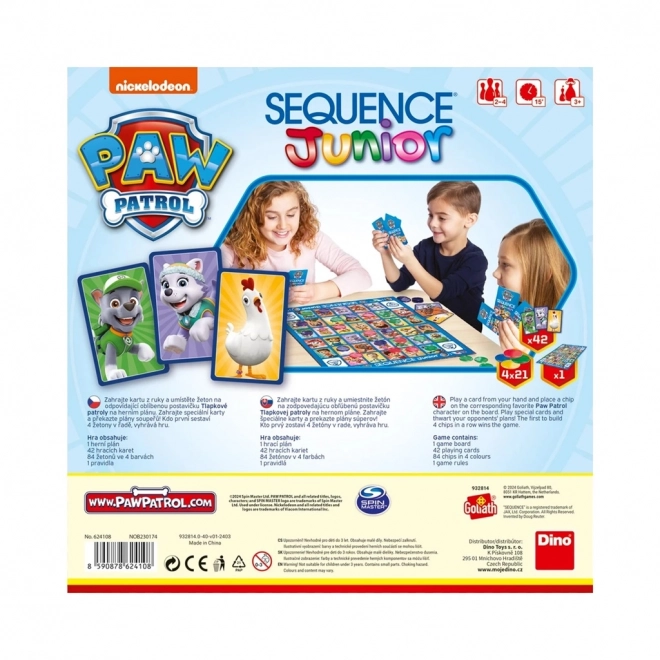 Sequence Junior Paw Patrol Kinderspiel