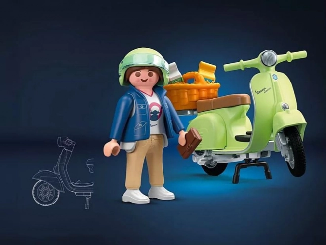 Playmobil Vespa 150 Sprint Veloce 1969 im Hellgrün