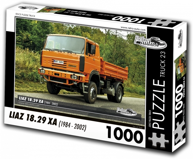 Retro-Autos Puzzle Lkw Škoda Liaz 18.29 XA