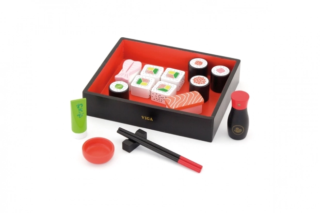 Holz Sushi Set