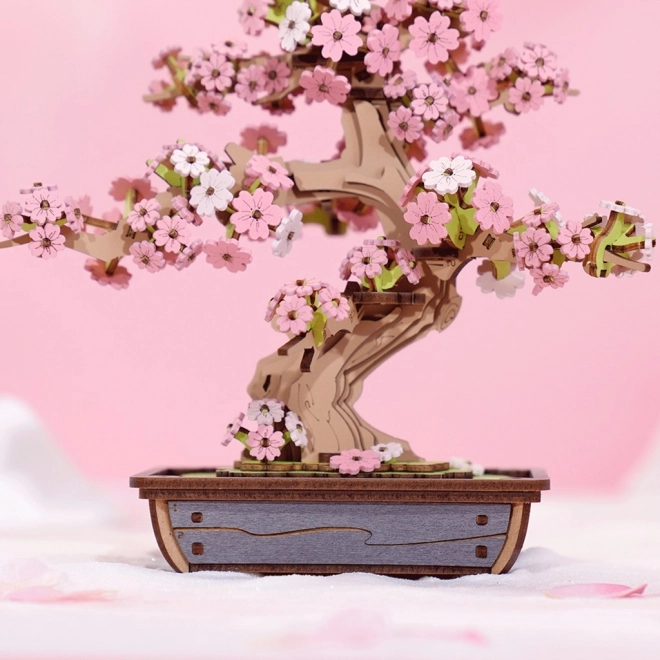 Robotime Holz-3D-Puzzle Bonsai Sakura