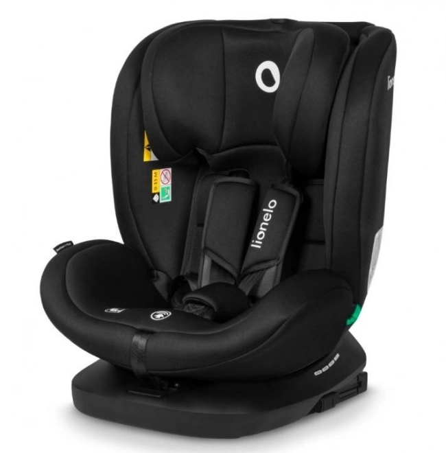 Rotierbarer Kindersitz Lionelo Bastiaan i-Size 40-150 cm, Schwarz Grau – Schwarz Carbon