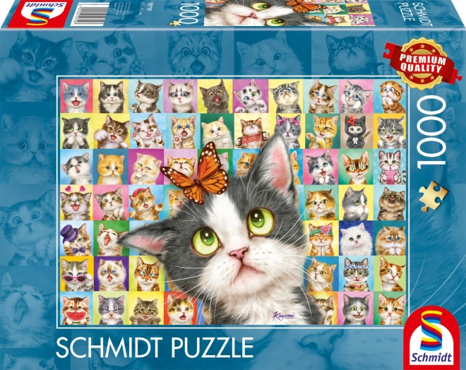 Schmidt Puzzle Katzen Gesichtsausdrücke 1000 Teile