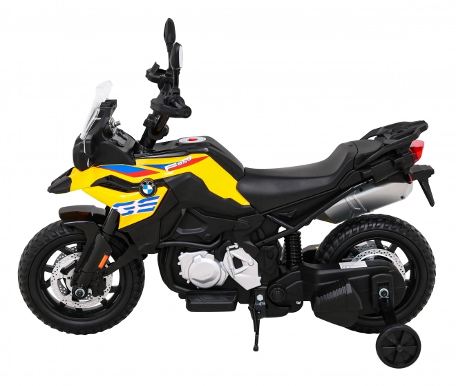 Kindermotorrad BMW F850 GS mit Batterie Gelb
