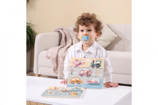 Polar B Puzzle mit Griffen