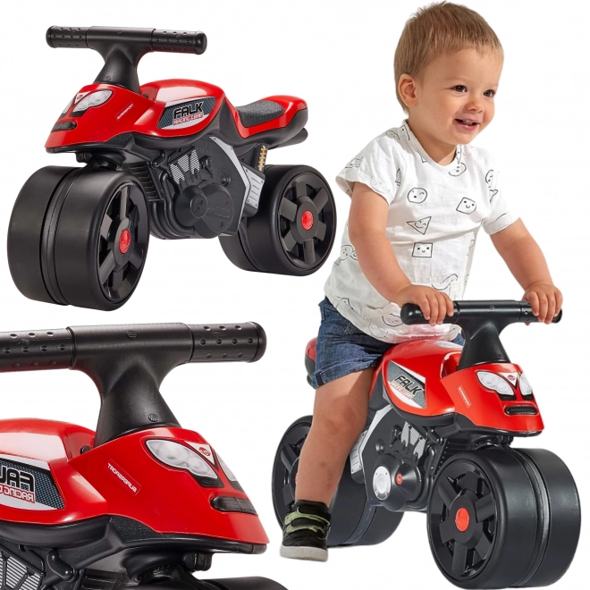 Falk Kinderfahrzeug Rennen Rot Breite Räder
