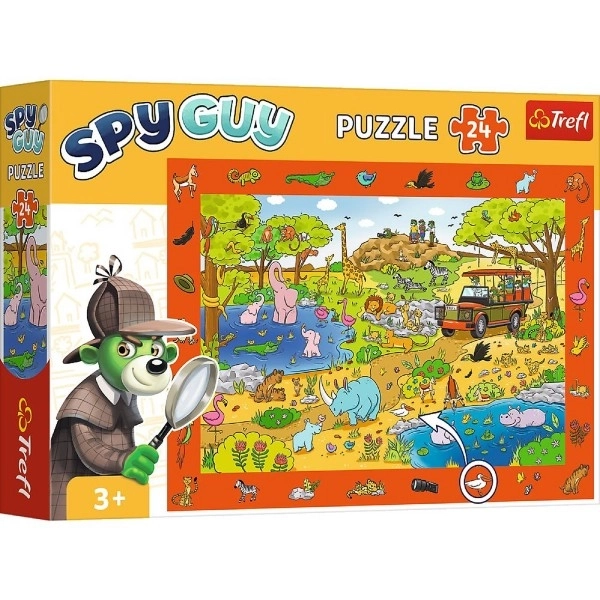 Safari Beobachtungspuzzle Spy Guy
