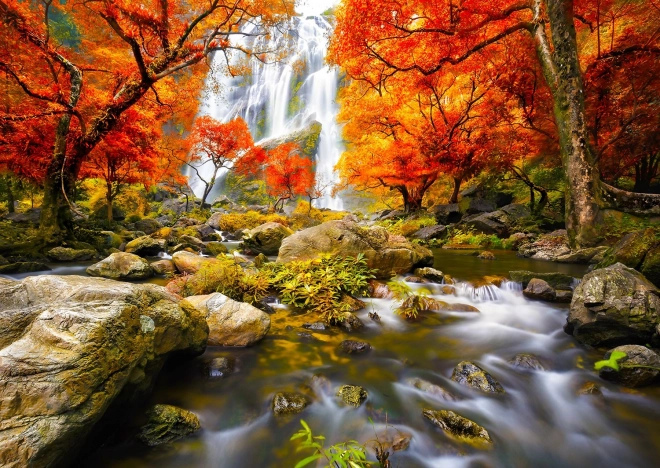 Puzzle Herbstwasserfall 1000 Teile ENJOY
