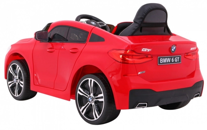 BMW 6 GT Auto mit Batterie rot + Fernsteuerung + langsamer Start + EVA + Gurte + LED MP3