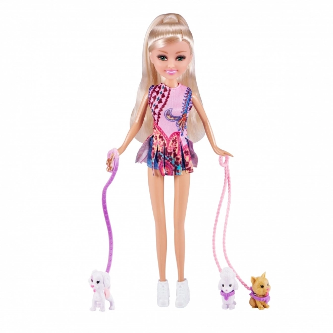 Sparkle Girlz Dog Walker Puppen-Set