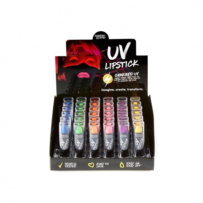 Uv-neon-leuchtender Lippenstift