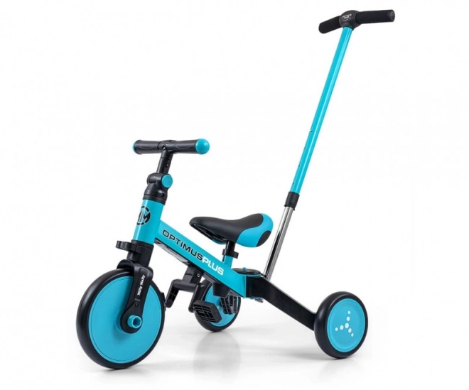 Milly Mally 4-in-1 Kinderfahrzeug Optimus Plus Blau