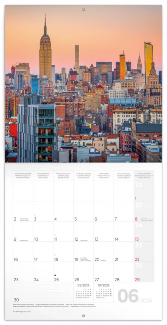 Wandkalender New York 2025