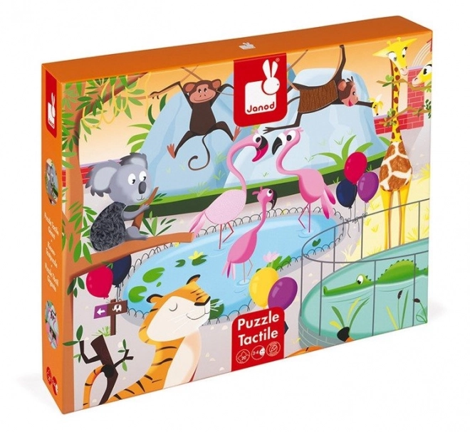 Haptisches Puzzle Ein Tag im Zoo 20 Teile