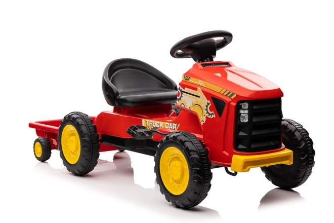 Pedaltraktor in Rot für Kinder