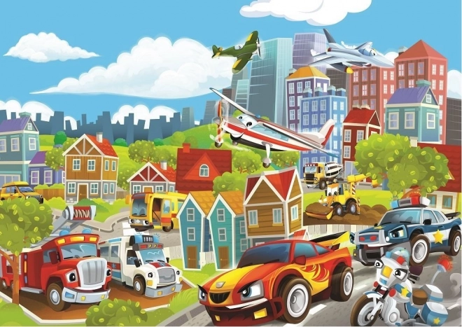 Art Puzzle Verkehrsmittel Puzzle 100 Teile