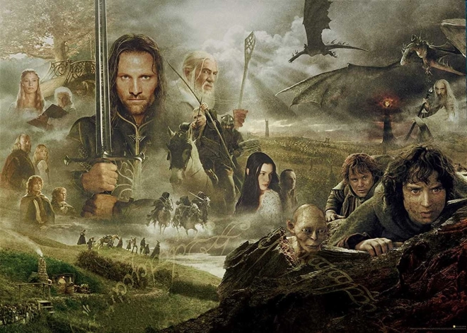 AQUARIUS Puzzle Der Herr der Ringe 3000 Teile