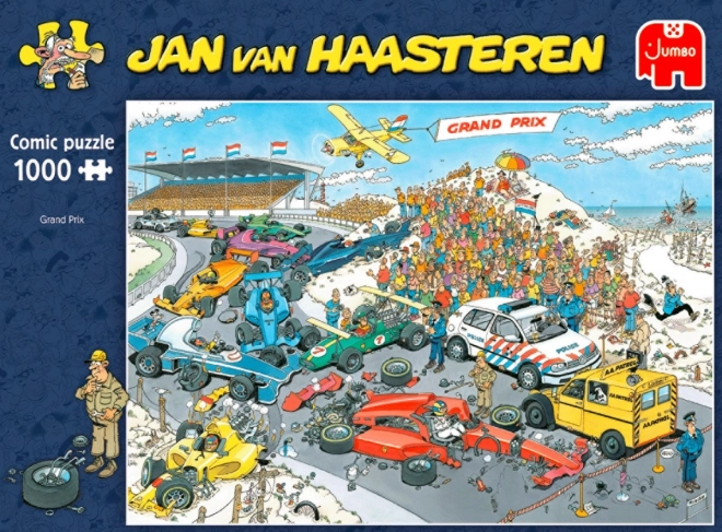 Jumbo Puzzle Jan van Haasteren - Start Formel 1, 1000 Teile