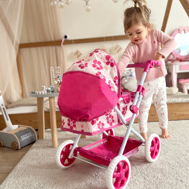 Woopie Puppenwagen mit verstellbarem Griff