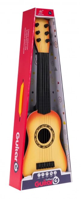 Klassische Kinder-Gitarre 3+ Hellbraun Spielzeuginstrument