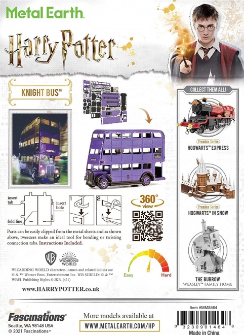 Metallbausatz 3D Puzzle Harry Potter: Der fahrende Ritter