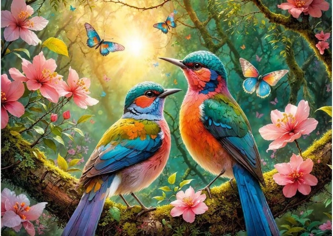 Puzzle Gruß des neuen Tages 500 Teile