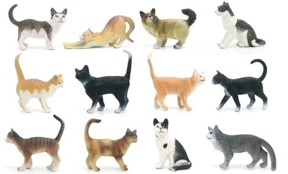 Tierfigur Katze 12 cm