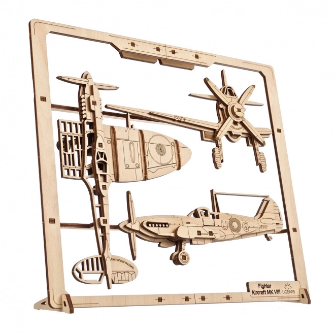 Ugears 3D-Puzzle Kampfflugzeug