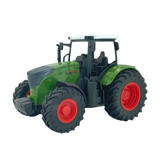 Traktor mit Gummirädern Grün