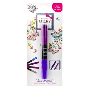 Lukky 2-in-1 Wimperntusche und Glitzer Lila