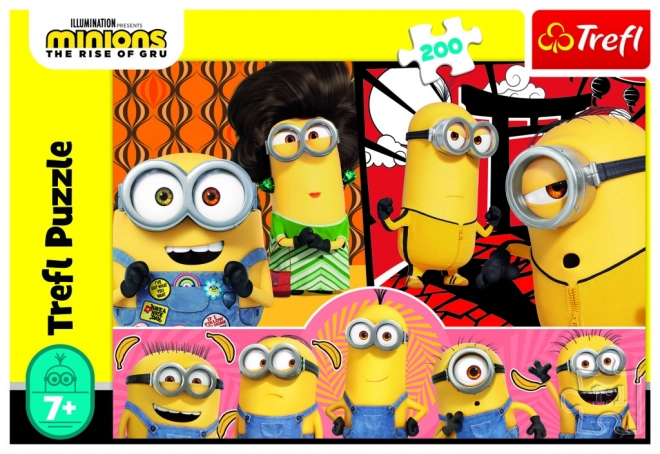 TREFL Puzzle Minions in Aktion 200 Teile