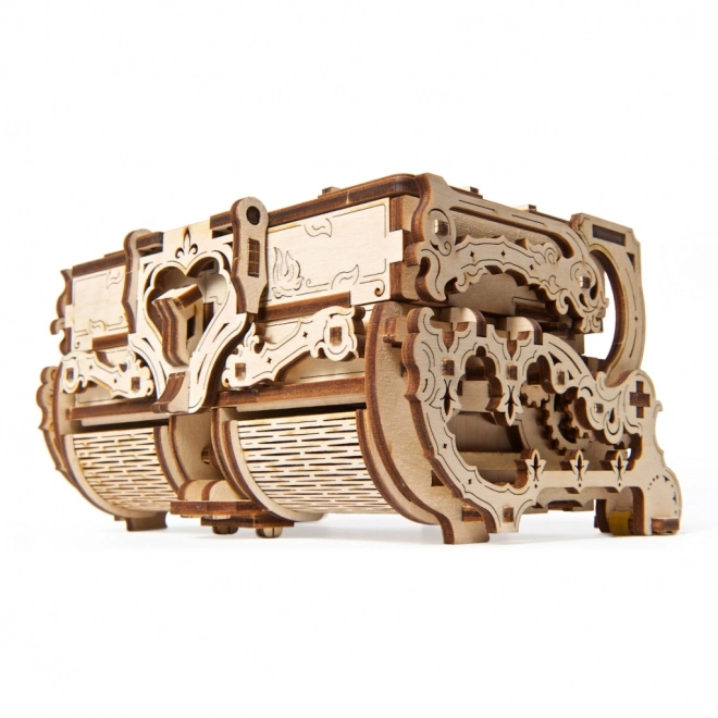 Ugears Mechanische 3D-Holzpuzzle Schmuckkästchen