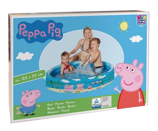 Kinderpool Peppa Pig mit 3 Ringen