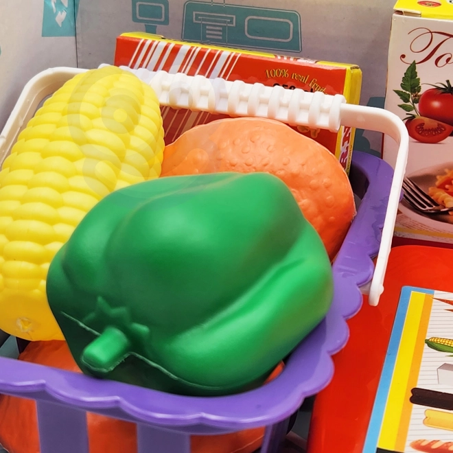 Kaufmannsladen Kasse mit Taschenrechner und Zubehör