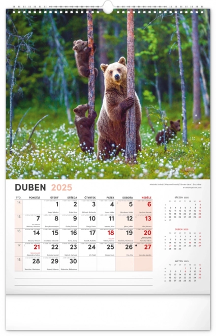 Wandkalender Jagd 2025