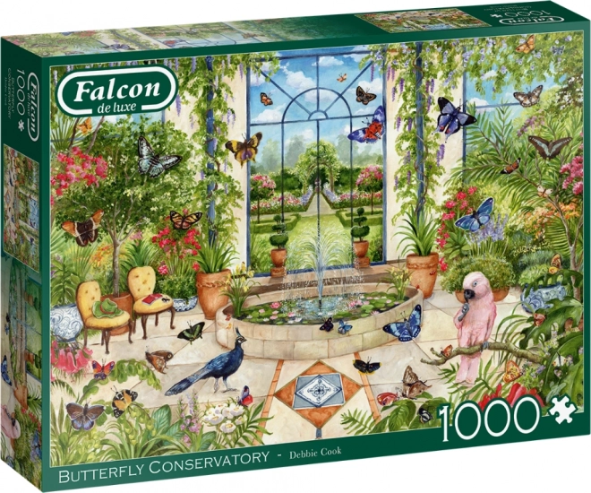 Falcon Puzzle Schmetterlingsgewächshaus 1000 Teile