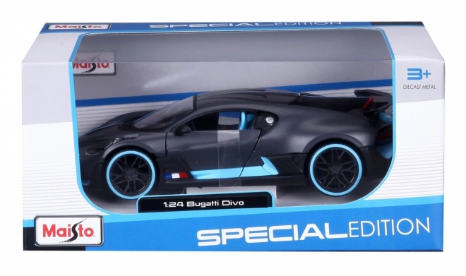 Bugatti Divo Modellauto 1:24 Grau-Blau