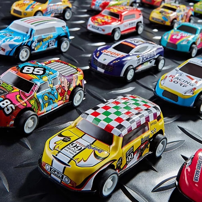 Woopie Set von Rennwagen in einer Box 50 Stk
