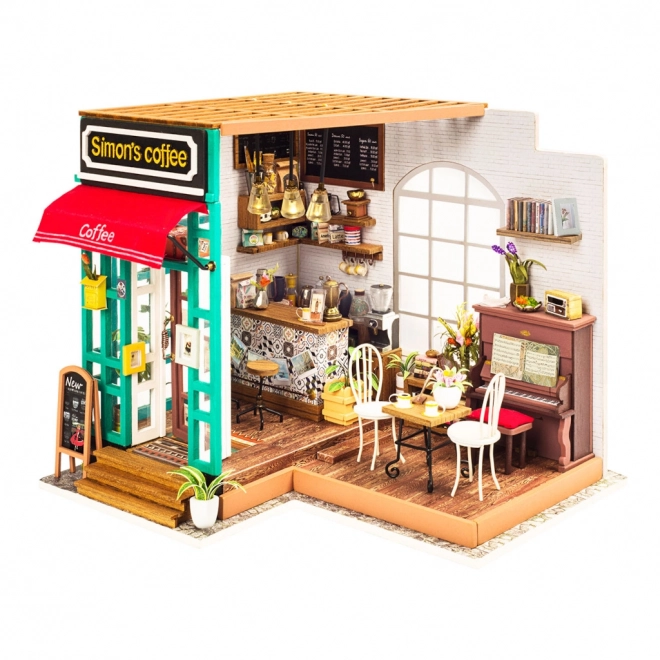 Robotime Miniatur Café Bausatz