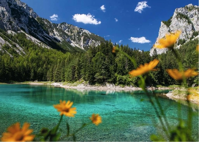 Puzzle Grüner See, Tragöß, Österreich 1000 Teile