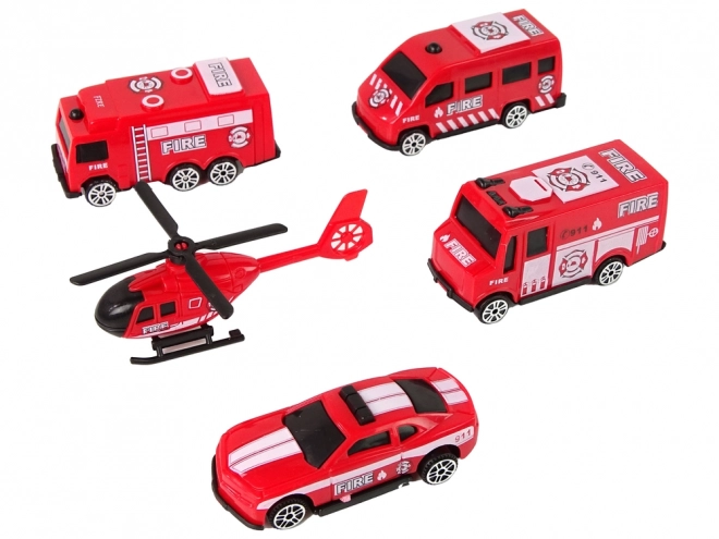 Rettungsfahrzeuge Spielzeugset