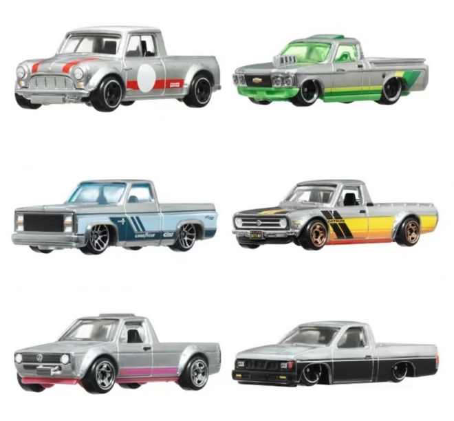 Satz 6 Aut Hot Wheels Zamac