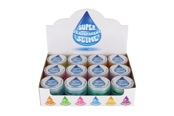 Super transparenter Schleim Mix aus Farben 7 cm