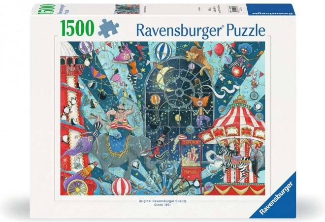 Ravensburger Puzzle Willkommen Im Zirkus 1500 Teile