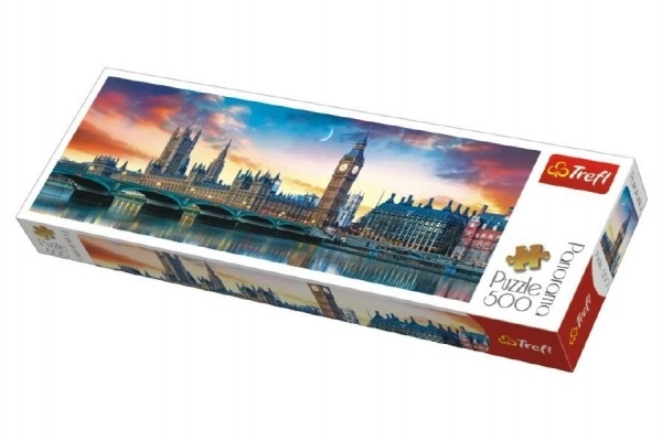 Panorama-Puzzle 500 Teile Big Ben und Westminster-Palast, London