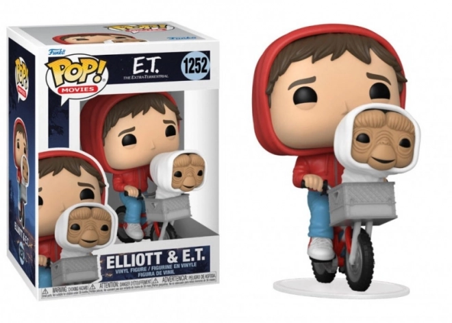 Funko Pop Movies Elliot aus E.T. im Fahrradkorb