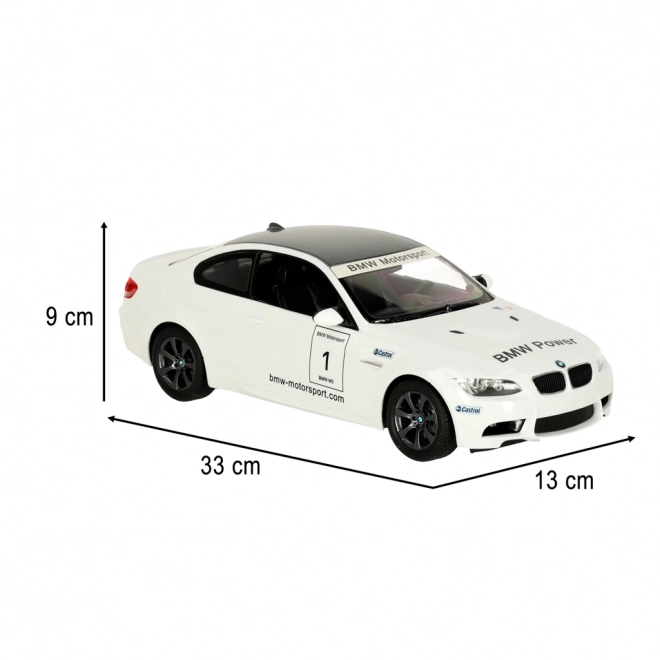 Ferngesteuertes Auto BMW M3 Weiß im Maßstab 1:14