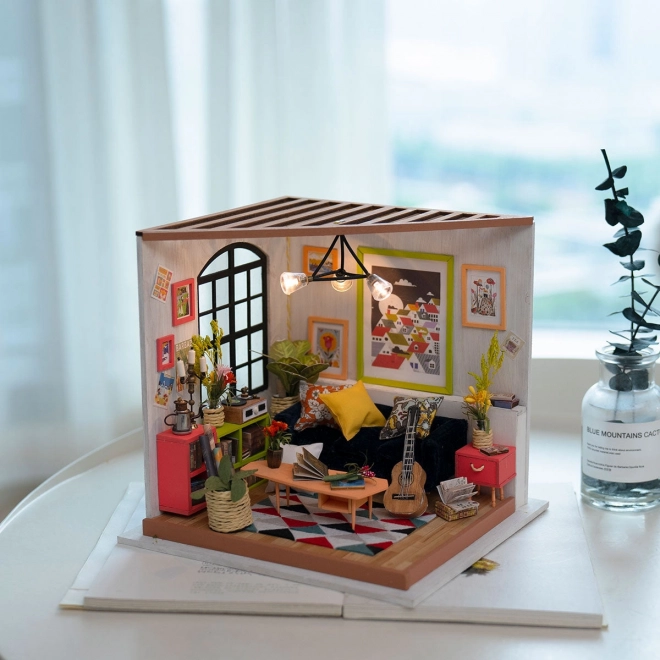 Miniatur Puppenhaus Wohnzimmer