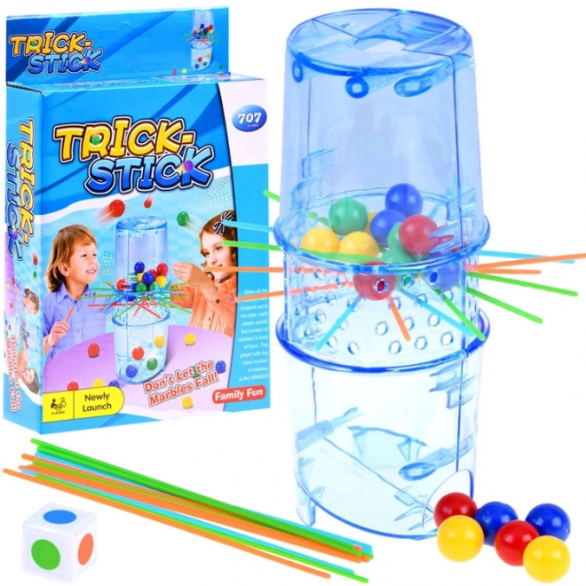 Geschicklichkeitsspiel Trick Stick Kugeln