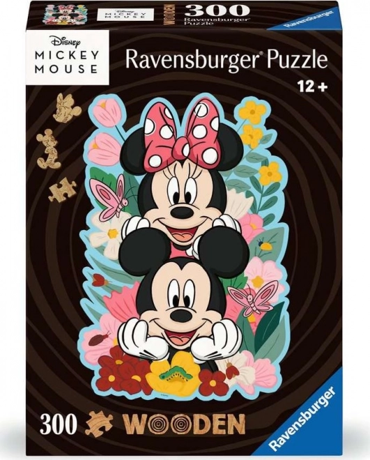 Ravensburger Holzpuzzle Mickey und Minnie 300 Teile